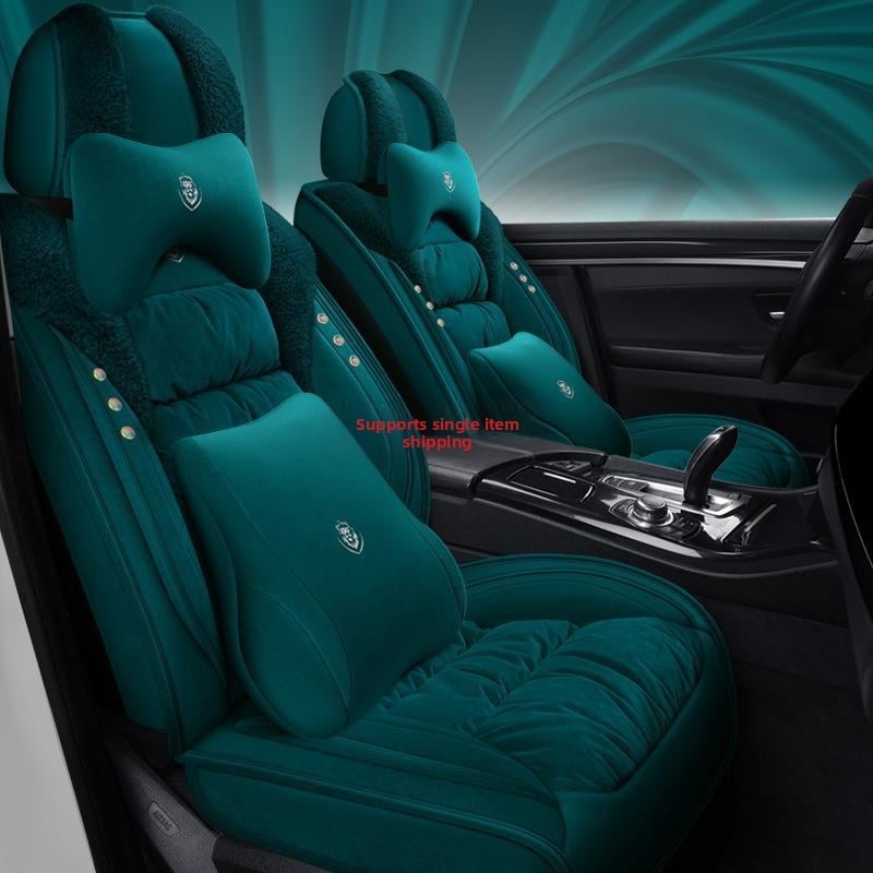 Husă specială pentru scaun auto Haoying, pernă de iarnă, husă all-inclusive, complet înconjurată, pernă de scaun din pluș, specială 2023, stil nou