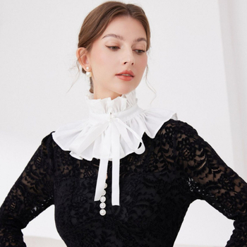 Διασυνοριακό Amazon με βολάν για κούκλα, ψεύτικο κολάρο, παιδικό σάλι, διακόσμηση αξεσουάρ COS, στηρίγματα φωτογραφίας, χονδρική πώληση