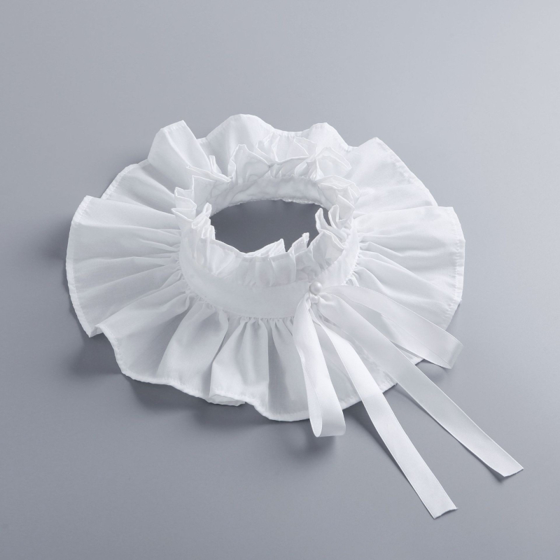 Tarpvalstybinė „Amazon“ raukta lėlės apykaklė, netikra apykaklė, vaikiška skara, dekoracija, COS aksesuarai, fotografijos rekvizitai, didmeninė prekyba