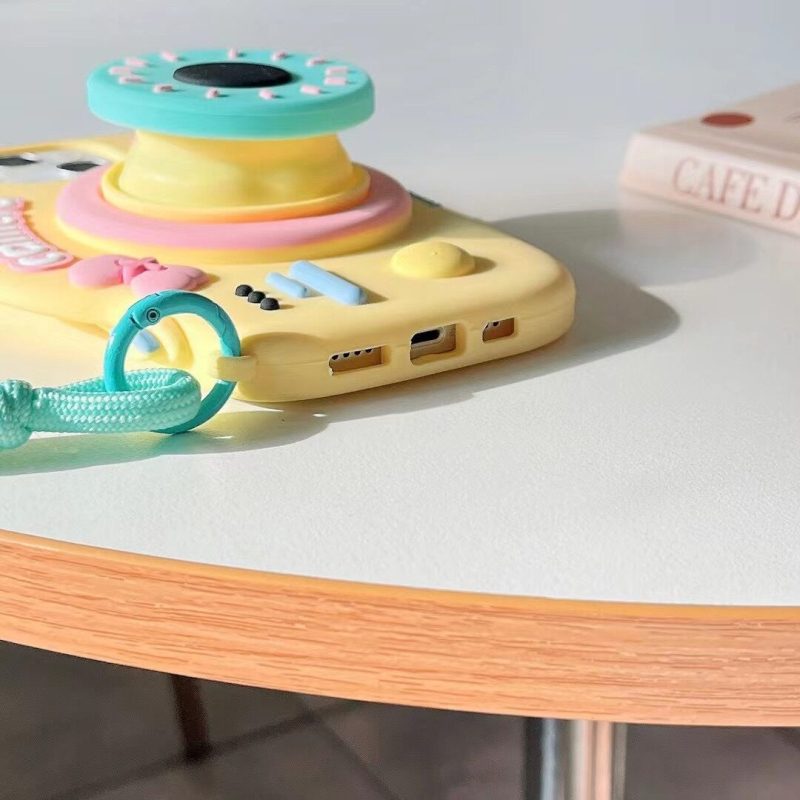 Gudrs ievelkams statīva kameras siksniņš iPhone 17 Apple 16 saderīgs 14/15Pro Max tālruņa maciņš 11