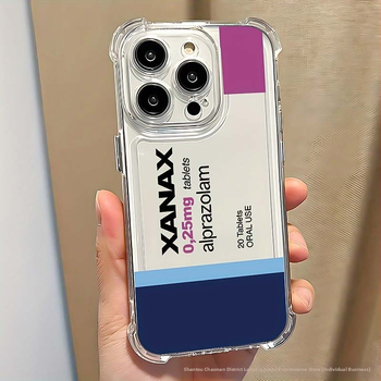 Kreatívny štítok vhodný pre Apple 16Promax puzdro na mobilný telefón 15Plus/14 mäkké puzdro na iPhone 13/12 all-inclusive, ochrana proti pádu