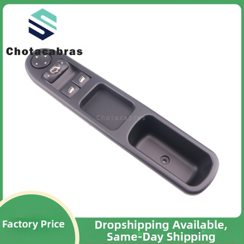 Подходящ за Peugeot 307 00-05, превключвател за електрически стъкла, превключвател 6554.E4