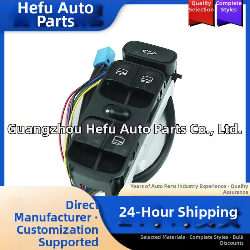 Stikla regulatora viena slēdža elektriskā loga slēdzis piemērots Mercedes-Benz A2098203410