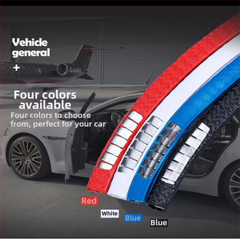 Универсална лента против сблъсък за автомобилни врати, уплътнителна лента, звукоизолираща лента, прахоизолираща лента, гумена лента против сблъсък за долната част на вратата, безшумна и водоустойчива