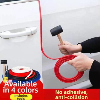 Универсална лента против сблъсък за автомобилни врати, уплътнителна лента, звукоизолираща лента, прахоизолираща лента, гумена лента против сблъсък за долната част на вратата, безшумна и водоустойчива