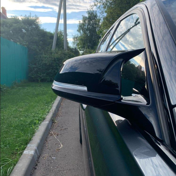 Piemērots BMW 1234 sērijas M2 F30 F32 M modificētam M3 oglekļa šķiedras raksta atpakaļskata spoguļa apvalka skaņas signāla AN pārsegam