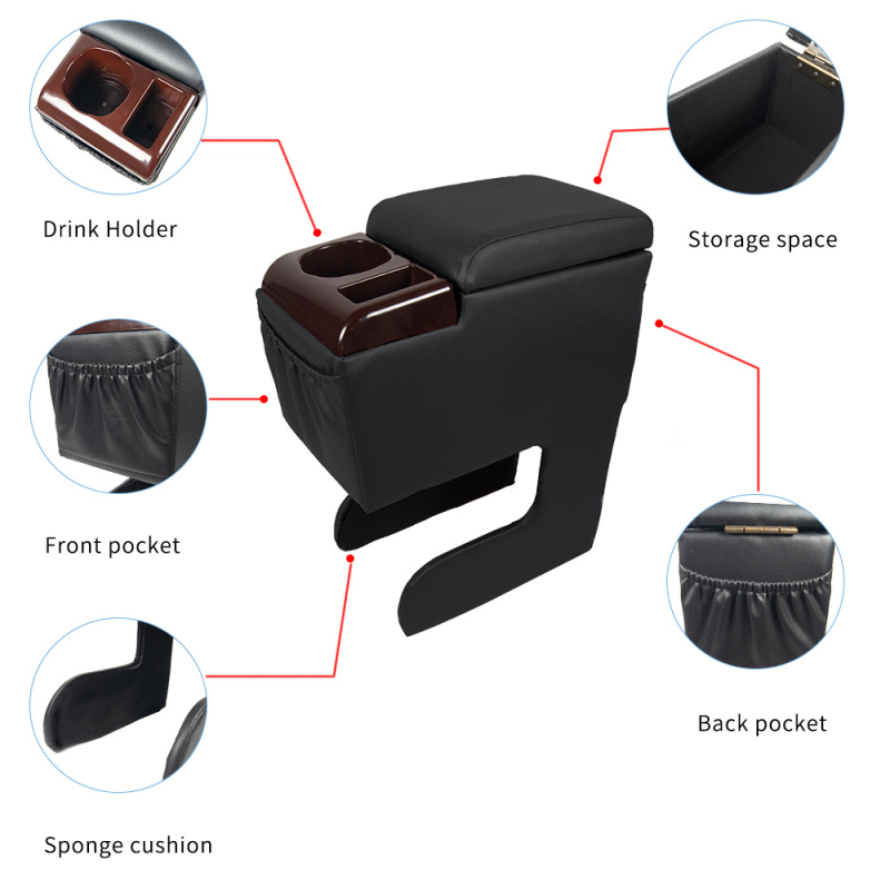 [Sprogimai tarpvalstybiniu mastu] „General Motors“ porankio dėžutė, modifikuota be perforatoriaus, automobilio centrinė plastikinė porankio dėžutė, porankio dėžutė