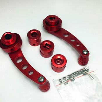 Automašīnas loga kloķa rokturis Modificēts universāls alumīnija sakausējuma loga kloķa rokturis Rokas kloķa loga kloķa rokturis