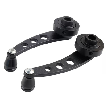 Automašīnas loga kloķa rokturis Modificēts universāls alumīnija sakausējuma loga kloķa rokturis Rokas kloķa loga kloķa rokturis