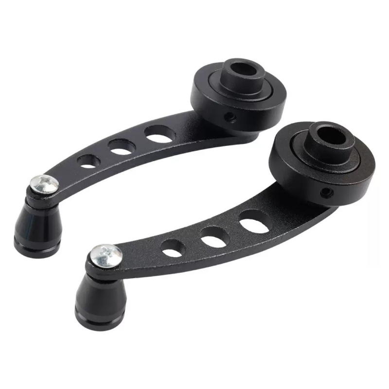 Automašīnas loga kloķa rokturis Modificēts universāls alumīnija sakausējuma loga kloķa rokturis Rokas kloķa loga kloķa rokturis