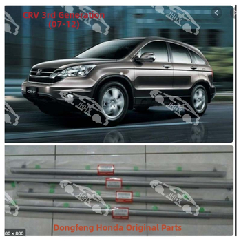 Crv 2007.–2011. gada loga ārējais stikls Ārējā spiediena lente Ārējā ūdensnecaurlaidīgā blīvējuma lente Tīrītāja lente Galvanizācija