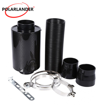 Oglekļa šķiedras aukstā gaisa filtrs, 3 collu slēgta ieplūdes caurules šļūtenes komplekts