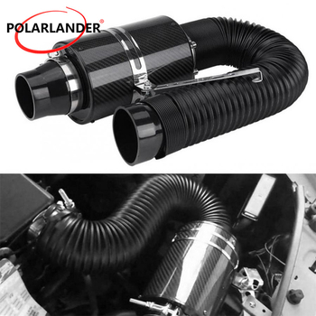 Oglekļa šķiedras aukstā gaisa filtrs, 3 collu slēgta ieplūdes caurules šļūtenes komplekts