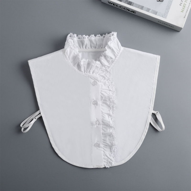 Nauja nėriniuota marškinių apykaklė, dekoratyvinė apykaklė, netikra apykaklė, moteriška universali priemiestinė apykaklė, per žema, artefaktas, tarpvalstybinė didmeninė prekyba