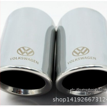 Piemērojamā oglekļa melnā izplūdes caurules vairumtirdzniecības modifikācija Volkswagen Golf Gti Langyi Jetta Santana astes kakls var tikt nosūtīts vārdā