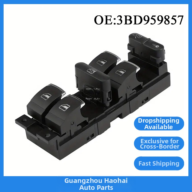 3Bd959857 sobib 99-05 Volkswagen Passat Jetta autoklaasi regulaatori pealüliti komplektile