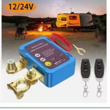 Automobilio akumuliatoriaus neigiamo poliaus išjungimo jungiklis su skaitmeniniu ekranu, išmanusis nuotolinio valdymo pultas, 12 V / 24 V išjungimo jungiklis su apsauga nuo įkrovos praradimo