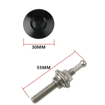 Pārrobežu karsti pārdota automašīnu modifikācija sacīkšu mini pārsega slēdzene 30 mm pogas tipa modifikācija Motora pārsega sprādze