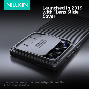 Carcasă telefon Nillkin Nelgin pentru Samsung S25Ultra s25edge Black Mirror Pro, cu glisare și împingere