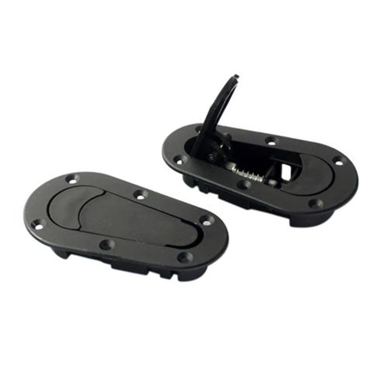 Karštai išparduodamas D1-SPEC lenktyninio automobilio modifikuotas variklio dangtis, variklio dangčio nematoma kapoto spyna, juoda, universali