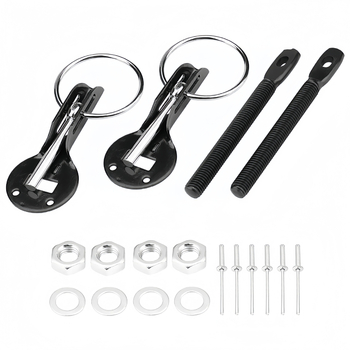 Трансгранична гореща продажба заключване на капака за модификация на автомобил от алуминиева сплав универсално заключване на капака на двигателя от състезателен капак