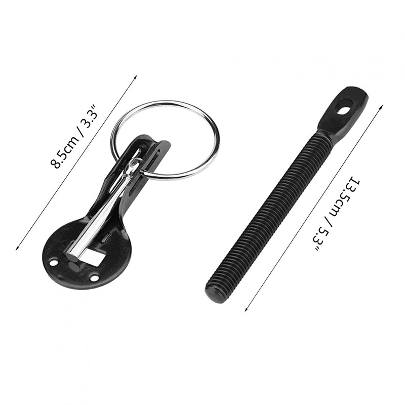 Трансгранична гореща продажба заключване на капака за модификация на автомобил от алуминиева сплав универсално заключване на капака на двигателя от състезателен капак