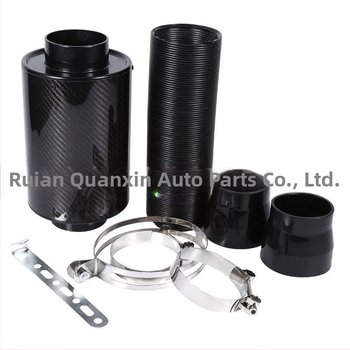 Īsta oglekļa šķiedras gaisa ieplūdes kastes komplekts. Ievelkams filtrs automašīnas gaisa ieplūdei. Modificēta oglekļa šķiedras gaisa kaste ar lielu plūsmas gaisa ieplūdi.