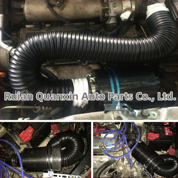 Īsta oglekļa šķiedras gaisa ieplūdes kastes komplekts. Ievelkams filtrs automašīnas gaisa ieplūdei. Modificēta oglekļa šķiedras gaisa kaste ar lielu plūsmas gaisa ieplūdi.