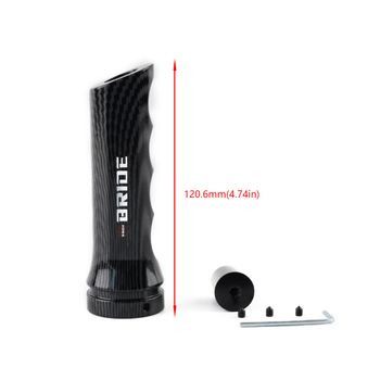 Капак на ръчната спирачка за автомобил, дръжка, алуминиева сплав, карбонов модел, външен вид, капак на ръчната спирачка, универсален вълнообразен капак за дръжката на ръчната спирачка