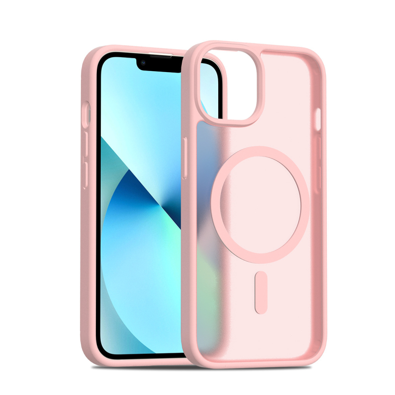 Novi model pogodan za Apple iPhone 13 14 magnetska maskica za telefon srebrne boje, zaštitna maskica za telefon, otporna na padove, elegantna maskica za telefon