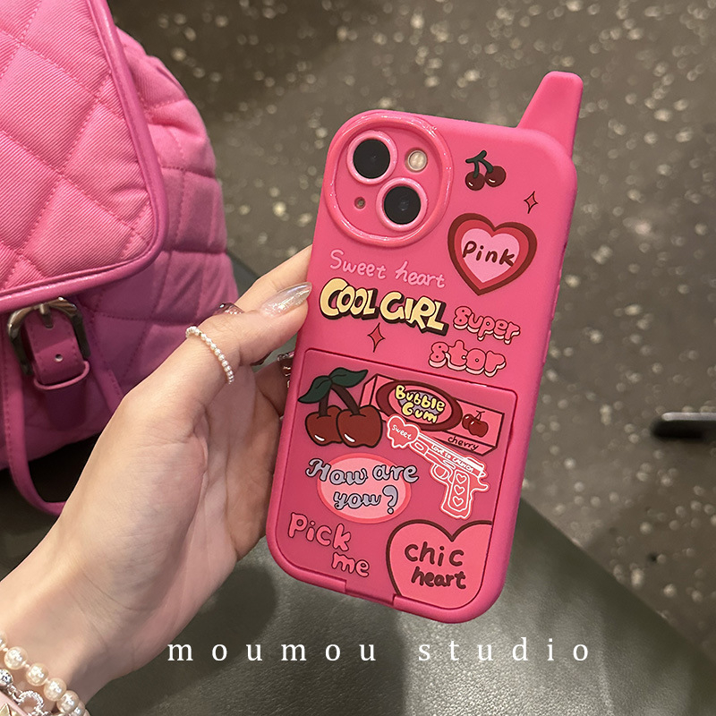 Японско и корейско креативно мобилно огледало за iPhone 15, Apple 16, Pro Maxx, Калъф за мобилен телефон 14, Нов 13