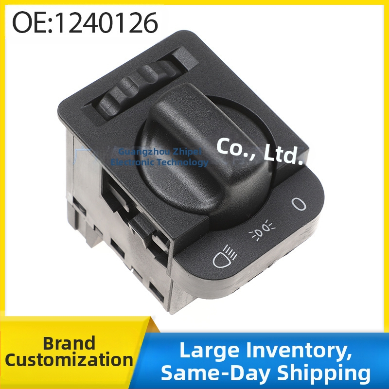 1240126, skirtas „Opel Astra“ automobilio priekinių žibintų jungikliui, priekinių žibintų apšvietimo jungiklis 90213283