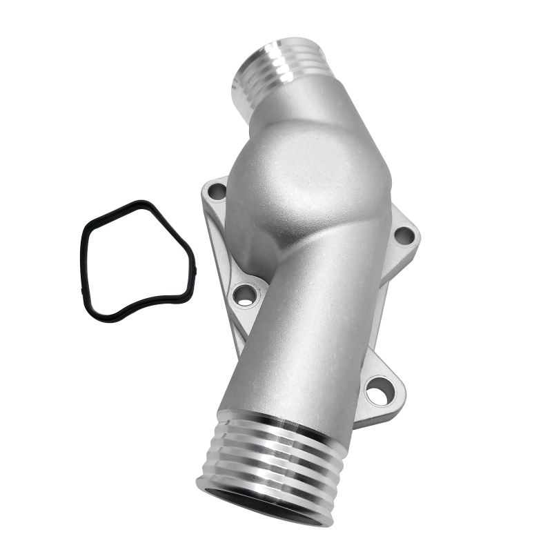 Automašīnas termostata korpuss, kas piemērots BMW termostata korpusam 11531722531, sudraba caurules korpuss