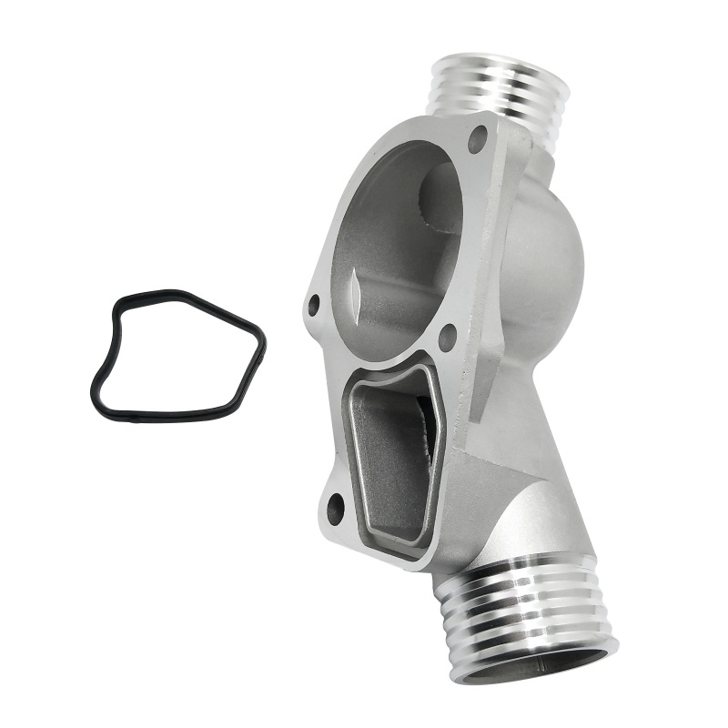 Automašīnas termostata korpuss, kas piemērots BMW termostata korpusam 11531722531, sudraba caurules korpuss