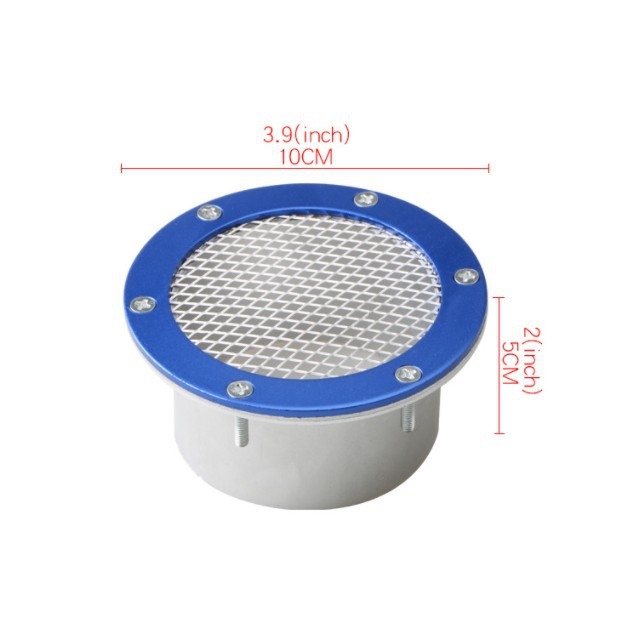 Automobilio modifikavimas Universalus oro įsiurbimo oro išleidimo anga aliuminio lydinio tinklelio oro įsiurbimo oro išleidimo anga modifikuotos dekoratyvinės dalys 76 mm