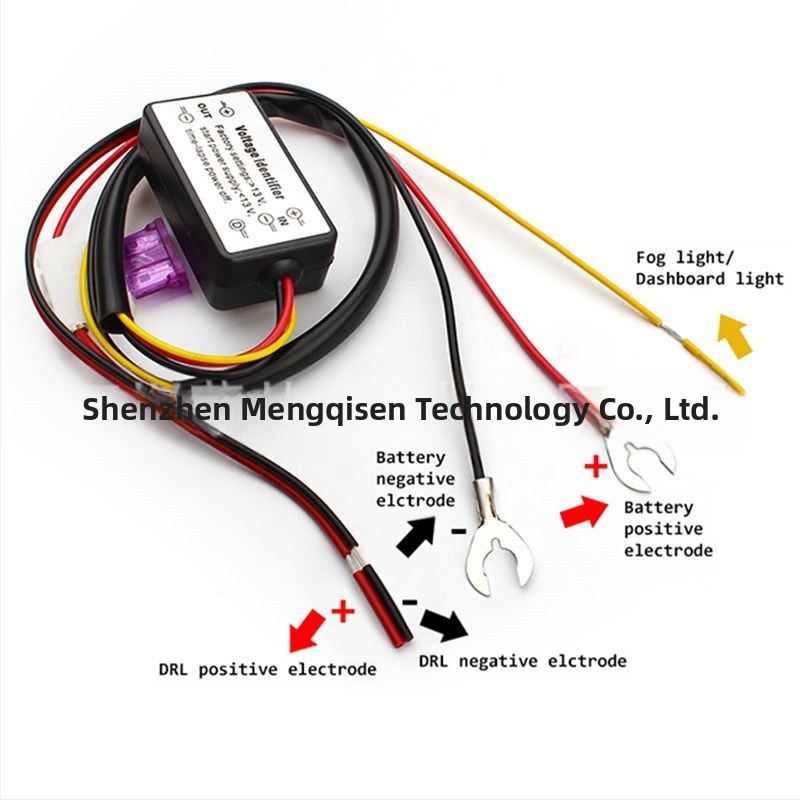 Многофункционален LED контролер за дневни светлини Mengqisen Mk-211 с функция за забавяне на намаляването на дневните светлини