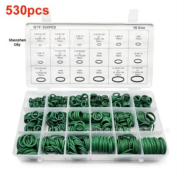 530/270PC зелен уплътнителен пръстен O-пръстен Ding Qing гумен пръстен автомобилен уплътнителен пръстен за климатик, устойчив на висока температура