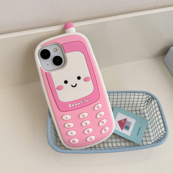 Jautrs un smieklīgs multfilmas stila Big Brother rozā izteiksmes komplekts Apple Iphone 16 Pro Max New 15 mobilā tālruņa maciņš