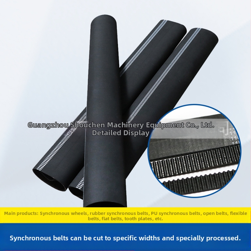 3M гумен синхронен ремък със затворен контур 375/378/381/384/387 честотна лента 6/10/15 мм точково