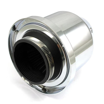 H5X automašīnas augstas plūsmas oglekļa šķiedras sēnes galvas modificēts gaisa filtrs Gaisa ieplūdes filtra elements 76 mm gaiss