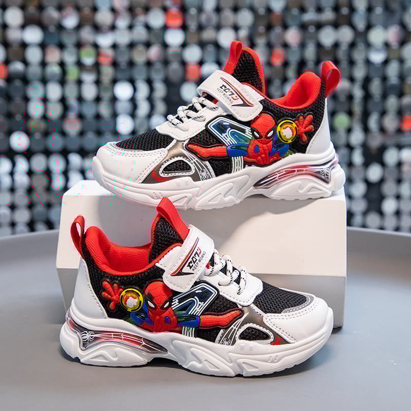 Παπούτσια για αγόρια 2024 Φθινόπωρο Mesh Παιδικά sneaker Spider-Man Torre για αγόρια Παπούτσια για μεγάλα παιδιά που τρέχουν αναπνεύσιμα