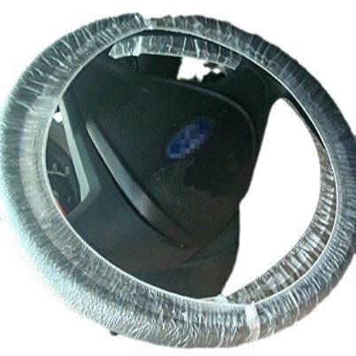 100 de bucăți de huse de volan din plastic pentru reparații și întreținere auto, huse de volan de unică folosință pentru reparații auto