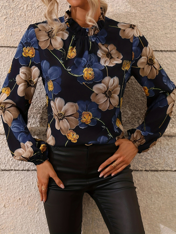 Качествено трансгранично яке с дълъг ръкав AliExpress Amazon Foreign Trade Xiyin TikTok, цвят шенил