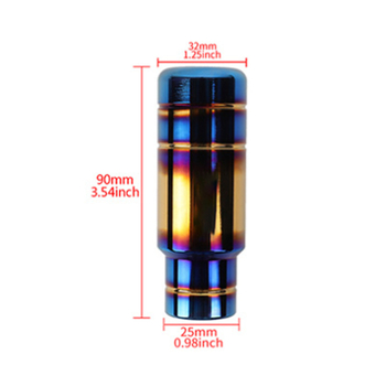 Universāla automašīnas modifikācijas pārnesumu pārslēgšanas poga 9 cm automātiskā manuālā pārnesumu svira alumīnija sakausējuma