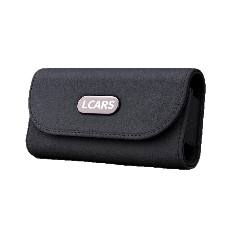 Automobilio akinių dėžutė su zomšiniu stogeliu nuo saulės, specialus akinių nuo saulės laikymas, modifikuota laikymo dėžutė