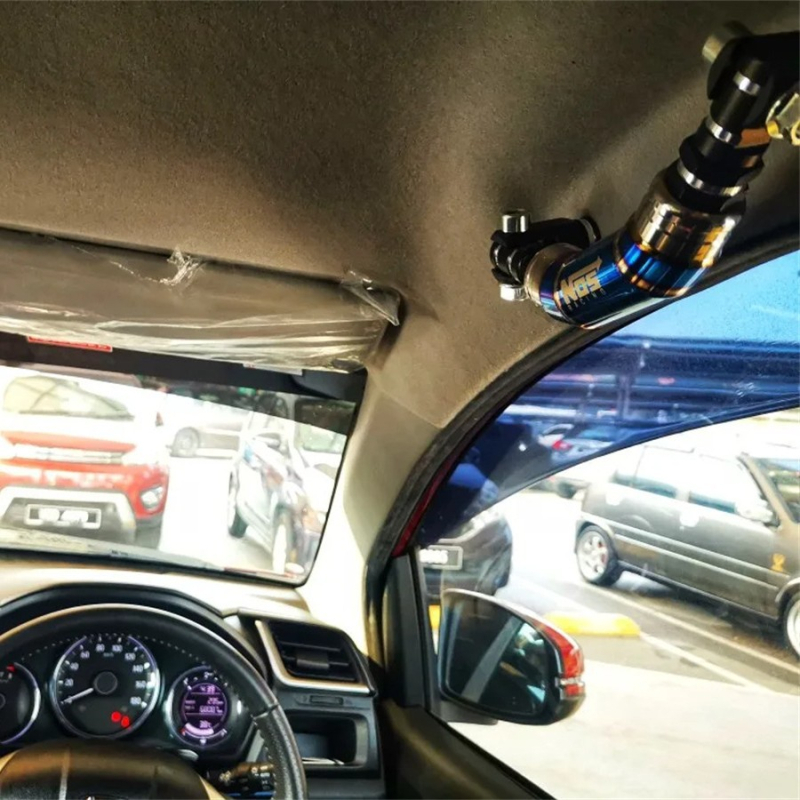 Tailande parduodamas automobilis modifikuotas aliuminio lydinys universalus keptas mėlynas kabliukas dekoratyvinė rankena išlenkta rankena antrojo piloto porankis