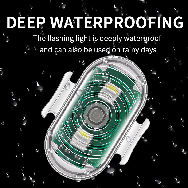 Ασύρματο τηλεχειριστήριο αεροσκάφους φως αυτοκινήτου μοτοσικλέτας καθολικό πολύχρωμο φλας προειδοποίησης φως φόρτισης πιλότου drone