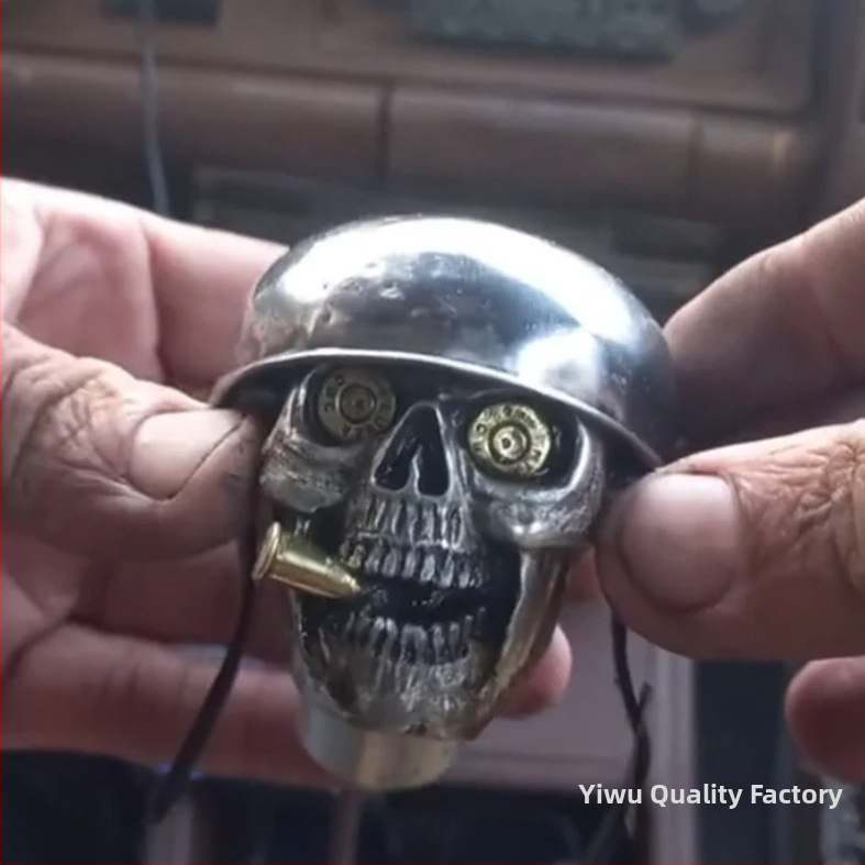 Cezhranične populárne Amazon Skullsoldiergrip Lebka Vojak Rukoväť Prevodovky Ozdoby zo syntetickej živice