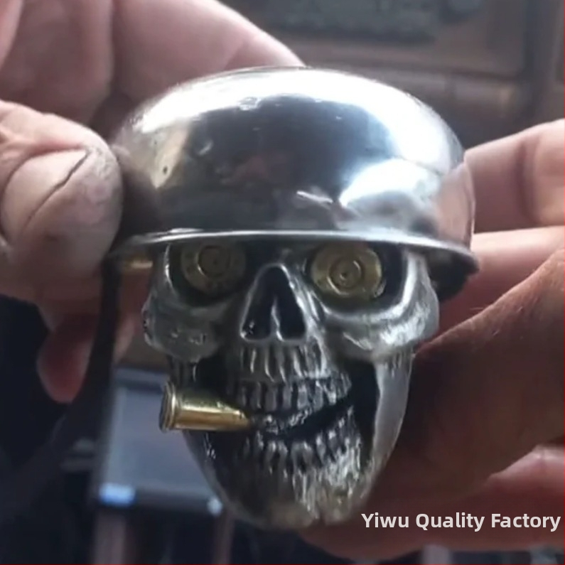 Cezhranične populárne Amazon Skullsoldiergrip Lebka Vojak Rukoväť Prevodovky Ozdoby zo syntetickej živice