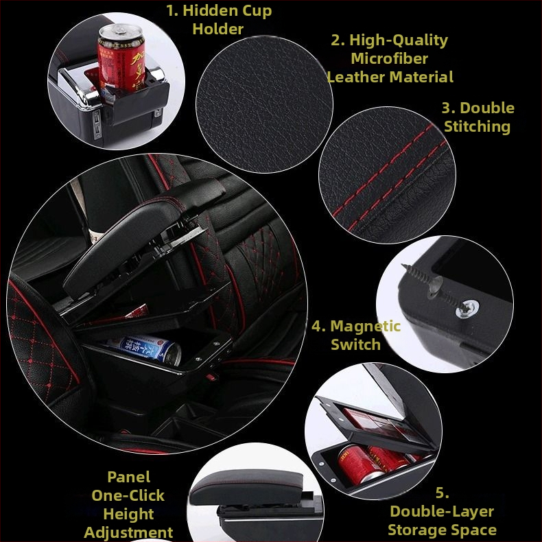 Tinka „Peugeot 208“ porankio dėžei, „Peugeot 208“ automobilio specialiems centrinio porankio dėžės modifikavimo priedams užsienyje.